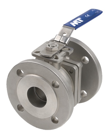 Válvula de Acero Inoxidable Tipo bola Bridada 150Lbs Plataforma ISO 5211
