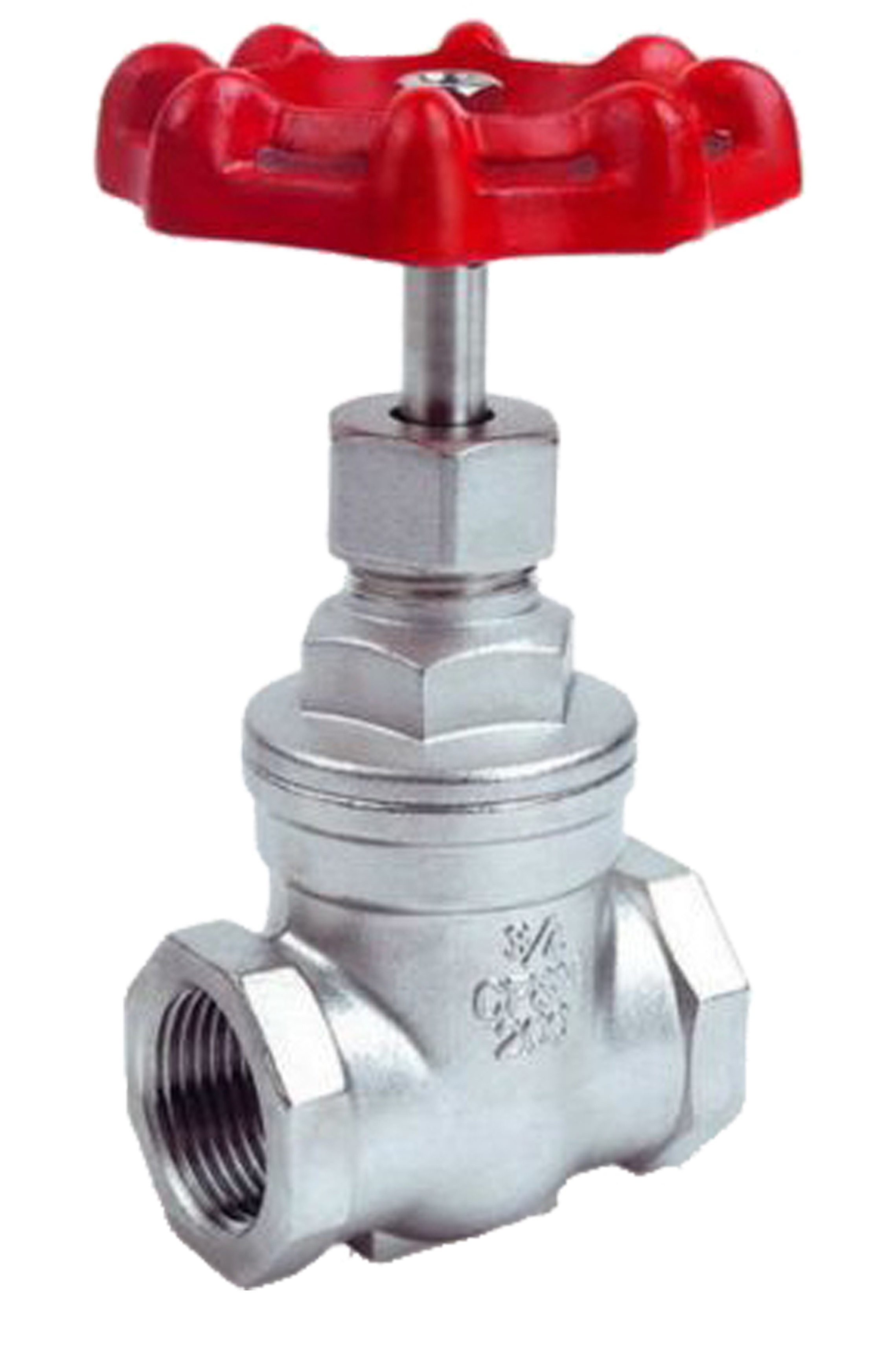 Válvula de Acero Inoxidable Tipo Compuerta roscada vástago ascendente