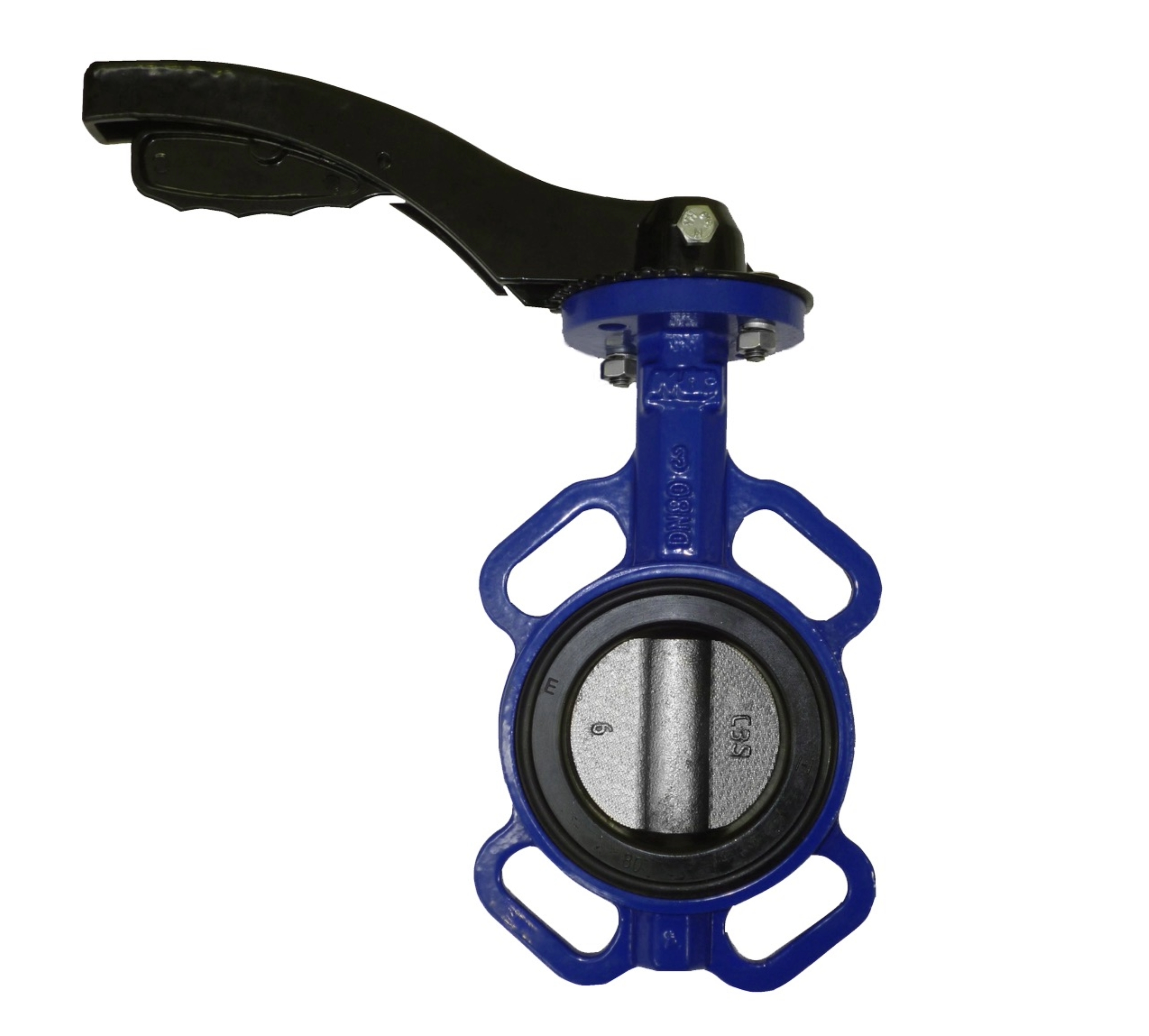 Válvula Tipo wafer Mariposa cuerpo de fundición disco de fundición cromado