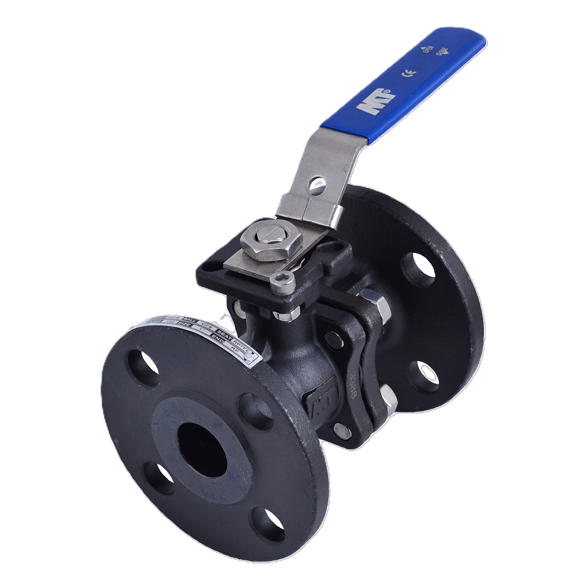 Válvula de Acero al carbón Tipo bola Bridada 150Lbs Plataforma ISO 5211