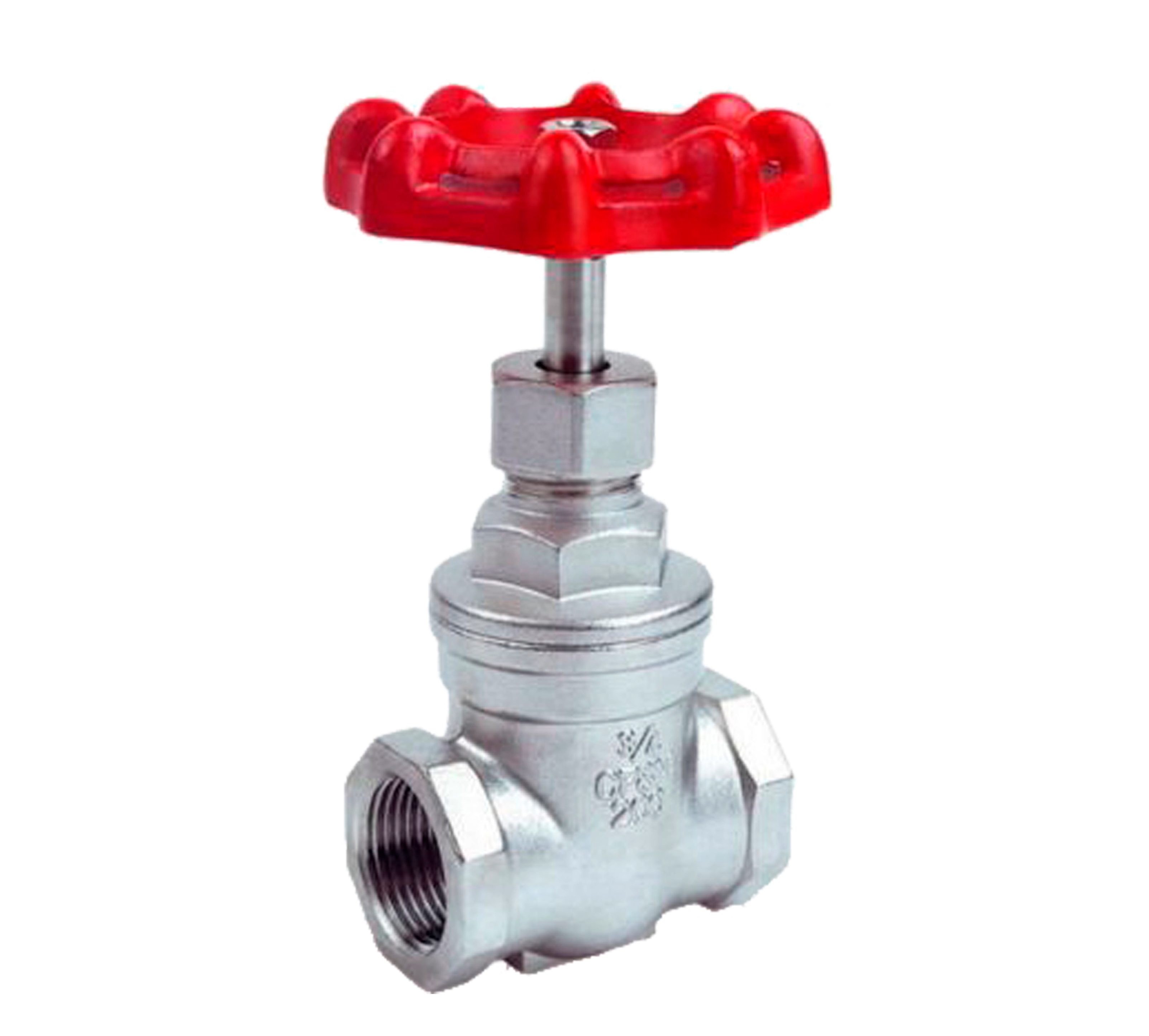 Válvula de Acero Inoxidable Tipo Compuerta roscada vástago ascendente