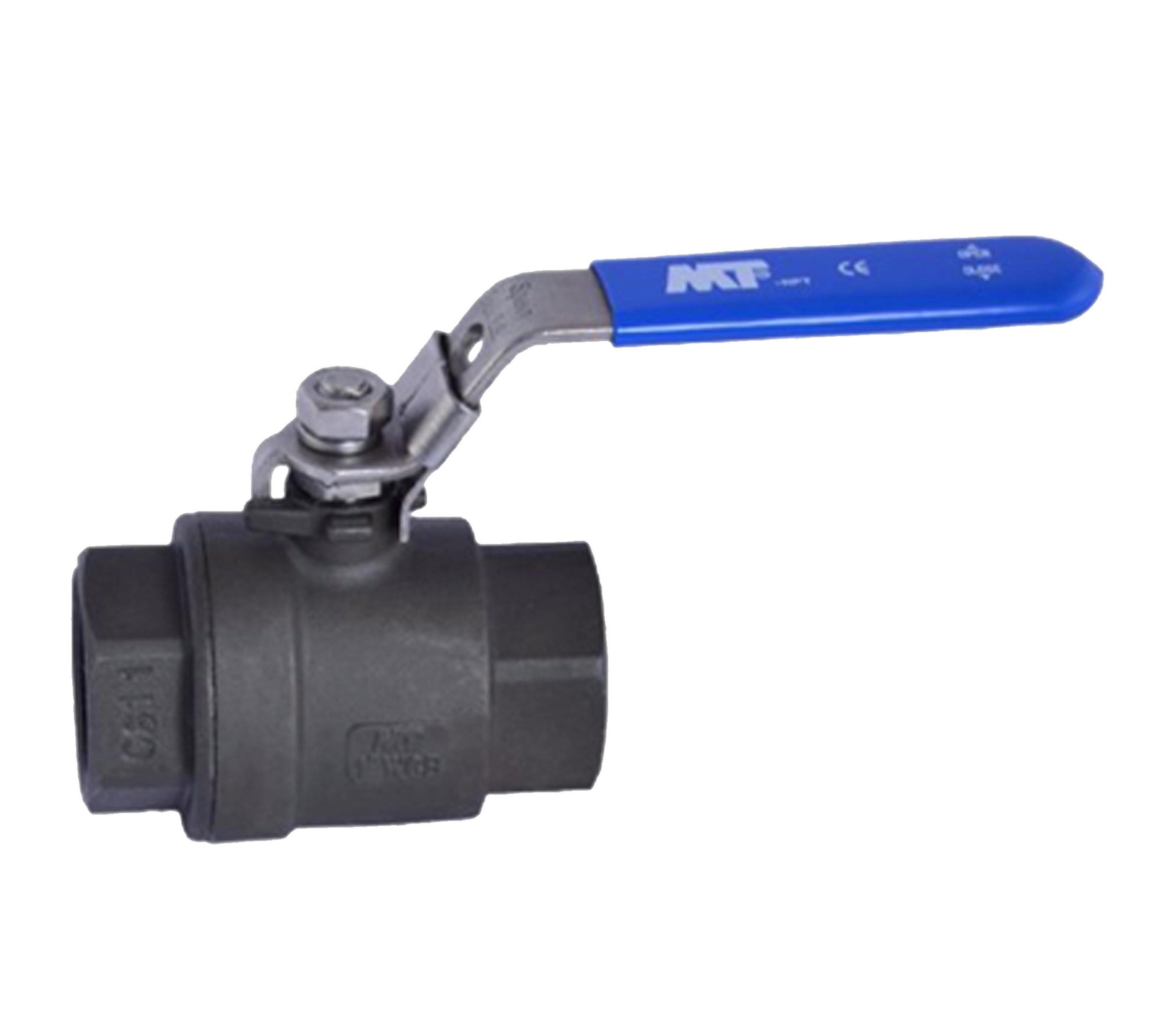 Válvula de Acero al carbón Tipo bola roscada 2 piezas 